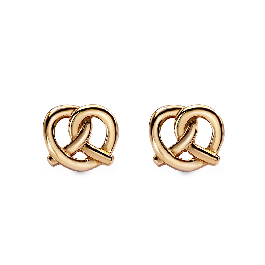Auric Pretzel Mini Studs