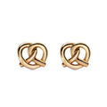 Auric Pretzel Mini Studs