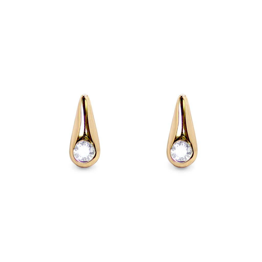 Starlit Drop Stud Earrings