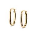Squared Hoop Earrings