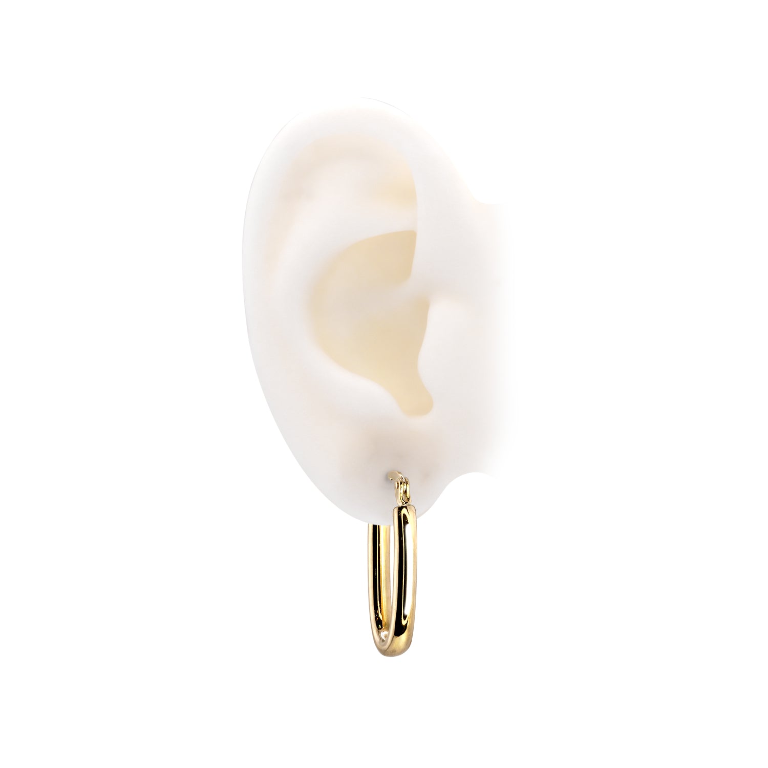 Squared Hoop Earrings